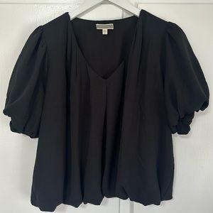 NWOT Pleione Black Blouse